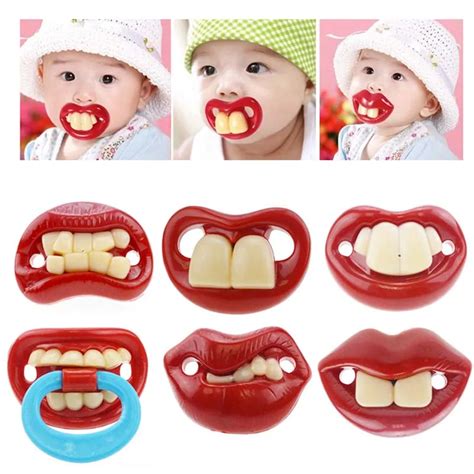 Piece Infant Silicone Pacifier Hot Funny Dummy Dummies Pacifiers Baby