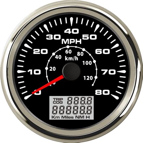 0 80mph 0 120kmh Gps Speedometer Odometer Speed Gauge For Boat Car