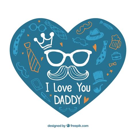 i love you daddy vector free download