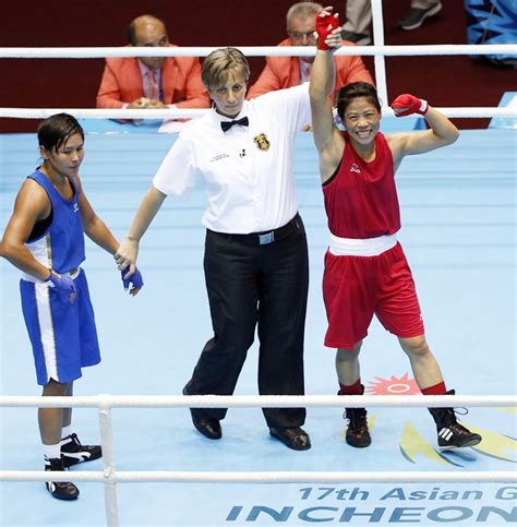 Asian Games Boxing Queen Mary Kom Wins Gold Rediff Sports