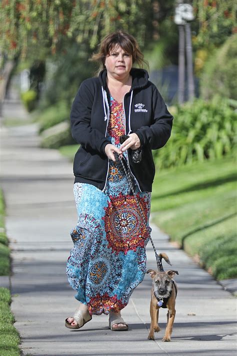 Ex Baywatch Babe Yasmine Bleeth 51 Smiles As She Walks Dog 17 Years