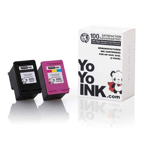 Hp 64 Ink 2 Cartridges Black And Tri Color Yoyoink