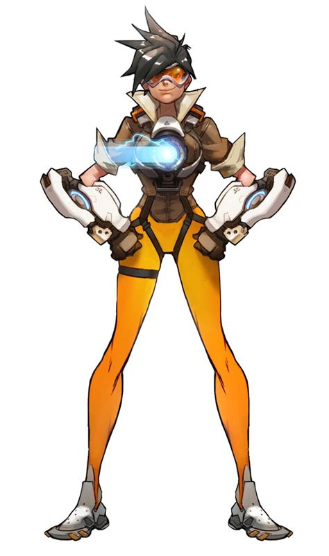 tracer concept from overwatch female character design character
