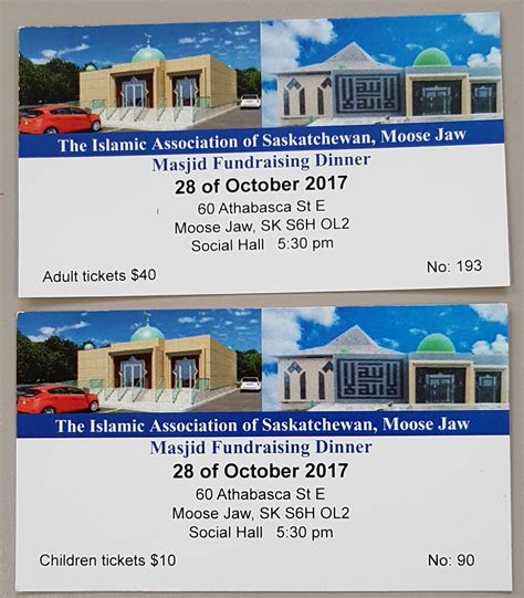 Moose Jaw Masjid Fundraising Dinner October Iaos Moose Jaw