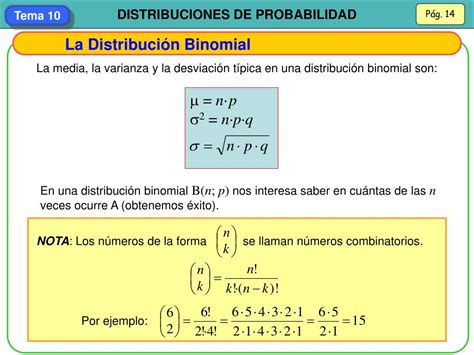 PPT - Distribuciones de probabilidad. La distribución Binomial. La