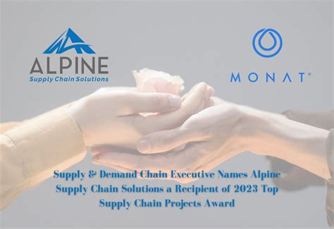 Alpine A Recipient Of 2023 Top Supply Chain Projects Award