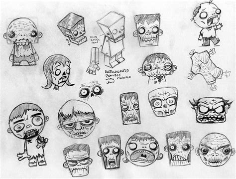 Some Cool Zombie Sketchdoodle Via Maculatv Doodle Patterns