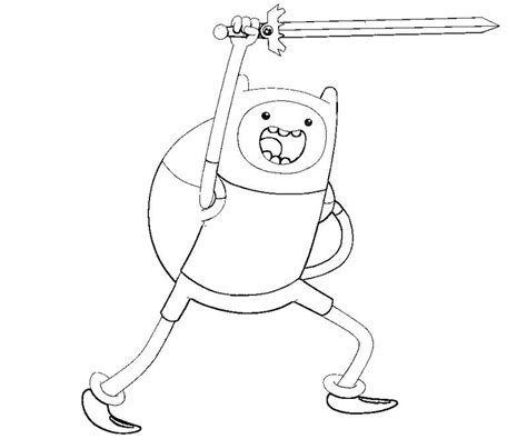 Finn Coloring Pages At Free Printable Colorings