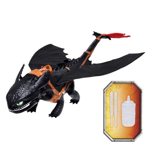 How To Train Your Dragon Dreamworks Dragons Defenders Of Berk Giant Fire Breathing Toothless