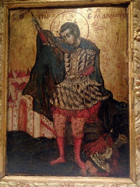 Sveti Dimitrije, not poznati zografa, druga polovina 18veka | Art ...