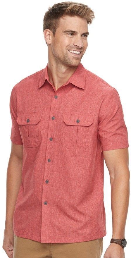 men s croft and barrow® classic fit quick dry outdoor button down shirt men s button down shirt