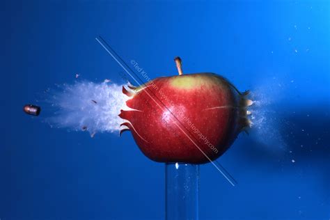 Bullet Hitting An Apple
