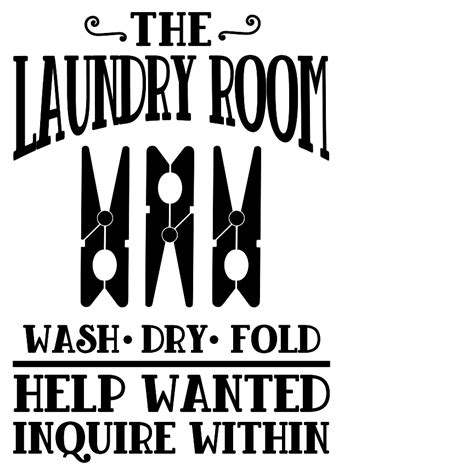 The Laundry Room SVG - Cutting for Business