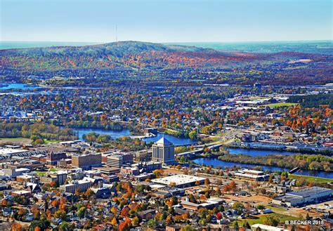 Photo of my home town taken today, Wausau Wisconsin. : pics