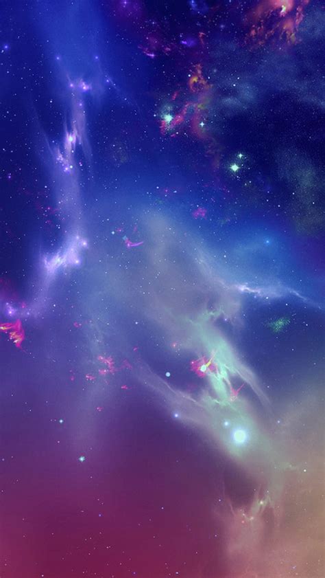 Outer Space Starry Nebula Iphone Wallpapers Free Download