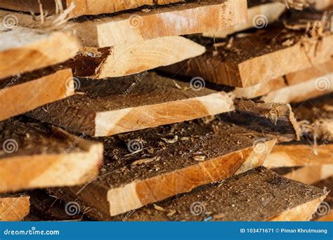 Large Stack Of Wood Planks Stock Image Image Of Planks 103471671