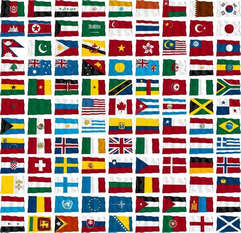 Banderas Del Colección mundo De La Bandera Del Mundo Por Los