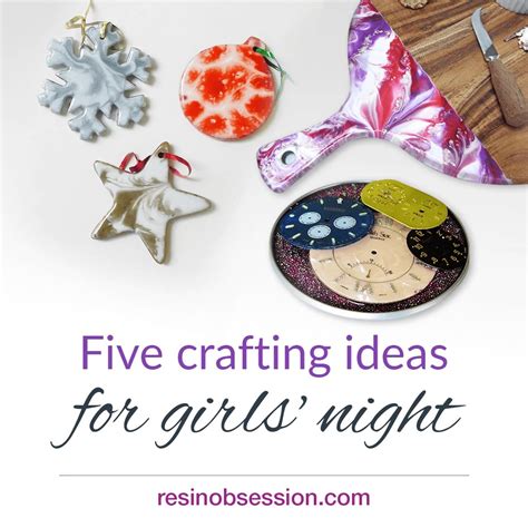 Crafts For Ladies Groups Group Art Projects For Adults Resin Obsession