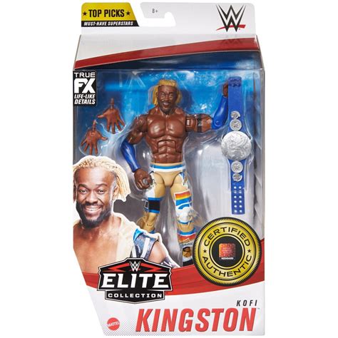 Wwe Wrestling Elite Top Picks 2021 Kofi Kingston 6 Action Figure Mattel