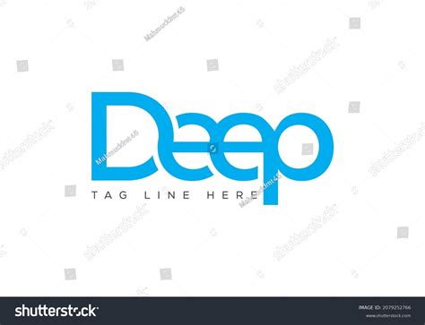 Deep Logo Design This Logo Icon Stock Vector Royalty Free 2079252766