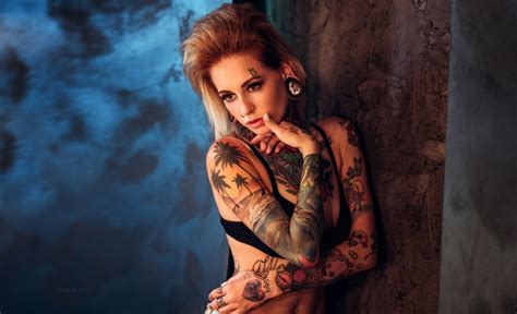 Wallpaper Tattoo Women Model Ivan Gorokhov X