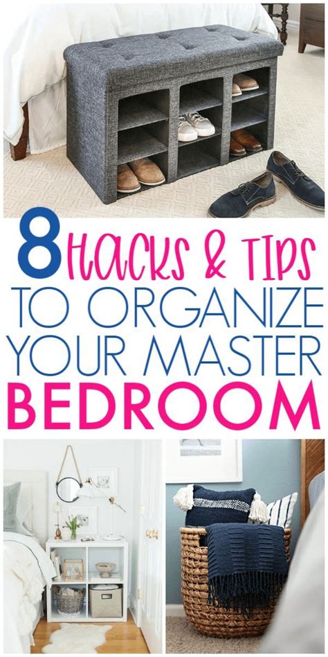 8 Ways To Simplify And Organize Your Master Bedroom Organization
