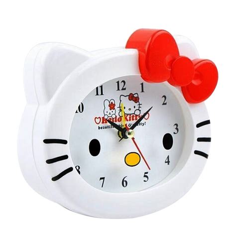 Hello Kitty Alarm Clock Table Desk Clocks For Kids Shopee Malaysia