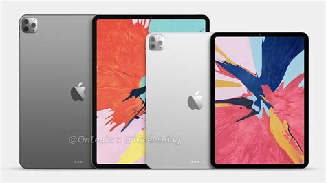 Early Renders Of Apples 2020 Ipad Pro 11 And 129 Show Triple Rear