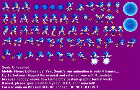 Sprite Sheet Sonic Unleashed By Haroun Team Game Jolt