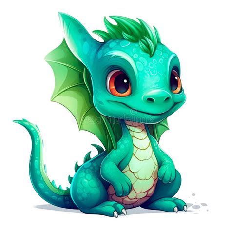 Charming Cute Baby Dragon Stock Photos Free And Royalty Free Stock
