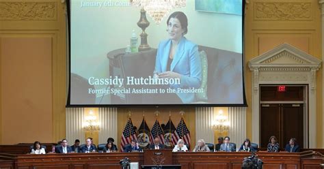 Jan 6 Committee To Hear From Surprise Witness Cassidy Hutchinson Aide To Trump S Chief Of