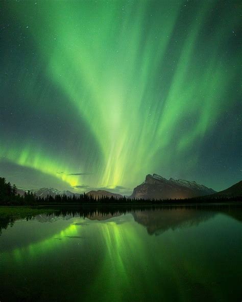 Northern Lights In Banff National Park In Canada By Paul