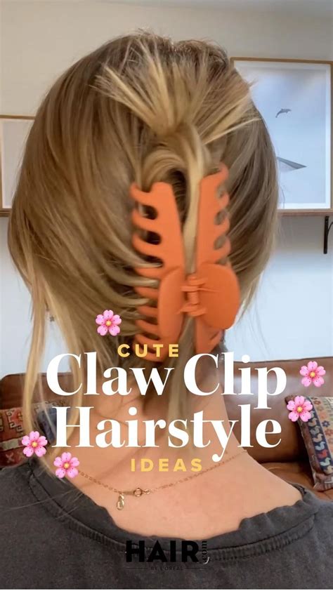 Cute Claw Clip Hairstyle Ideas Clip Hairstyles Easy Hairstyles For