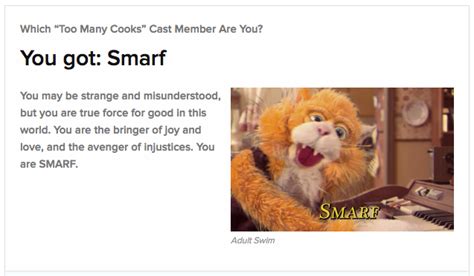 Buzzfeed Has A Which Too Many Cooks Character Are You Game Too Many Cooks Know Your Meme
