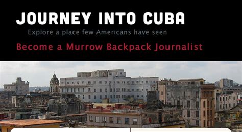 Backpack Journalism The Edward R Murrow College Of Communication
