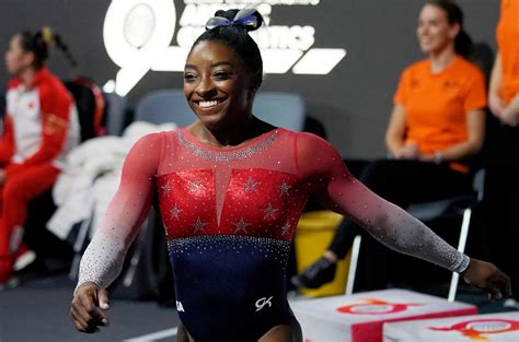 Simone Biles Becomes Most Decorated Female Gymnast With 21st Medal Usweekly