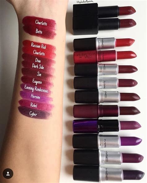 Make Up Blog Lipstick Kit Mac Lipstick Swatches Mac Lipstick Colors