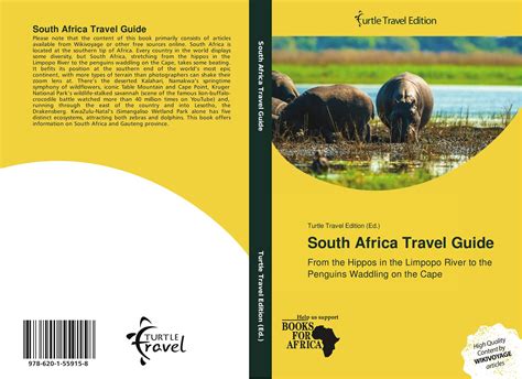 South Africa Travel Guide 978 620 1 55915 8 6201559159 9786201559158