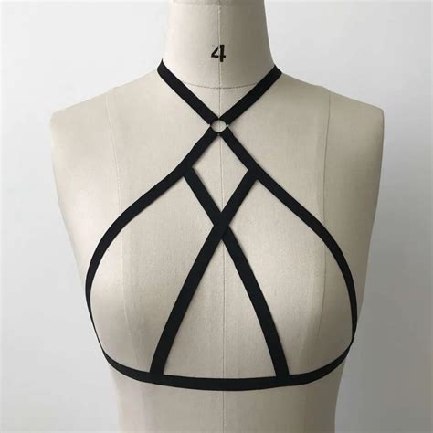 1pcs Hot Fashion New Arrival Spring Summer Sexy Womens Bandage Belt Bra Cage Bra Hollow