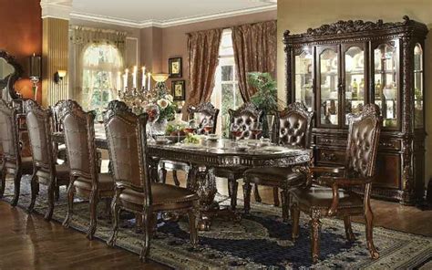 62000 Vendome Large Formal Dining Room Set In Cherry Acme Furniture Free Shipping