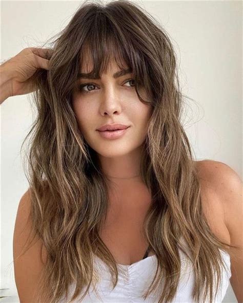 25 Curtain Bangs Long Hairstyles Ideas To Light Up Your Days