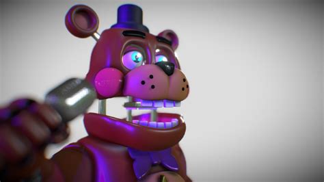 Rockstar Freddy Re Rendered Download Free D Model By Faertoon F A Sketchfab