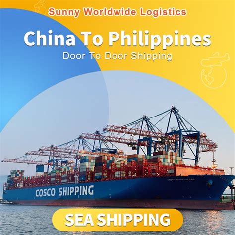 China Shipping Service Agent Ddp From China To The Philippines Manila