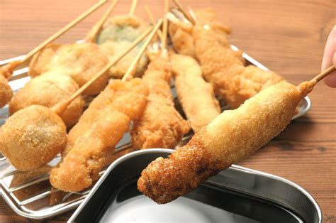 串カツ 「だるま」 【大阪】 食べ物のアイデア アジア料理 レシピ