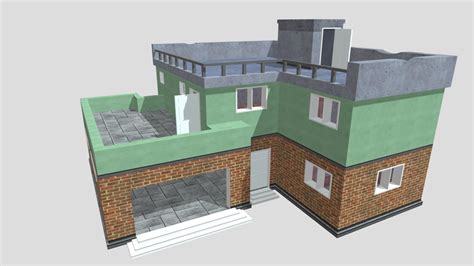 Three Story Pubg House Download Free 3d Model By Farhadguli 2161c56