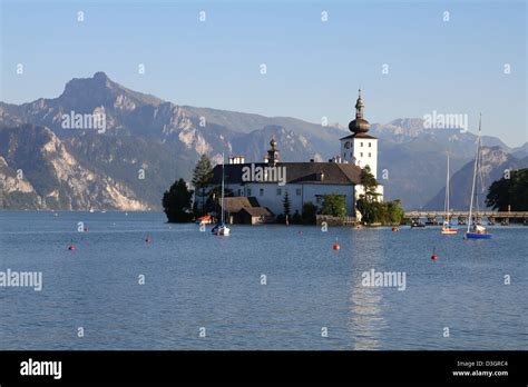 Upper Austria Traunsee Lake Schloss Orth Also Named Ort In Gmunden