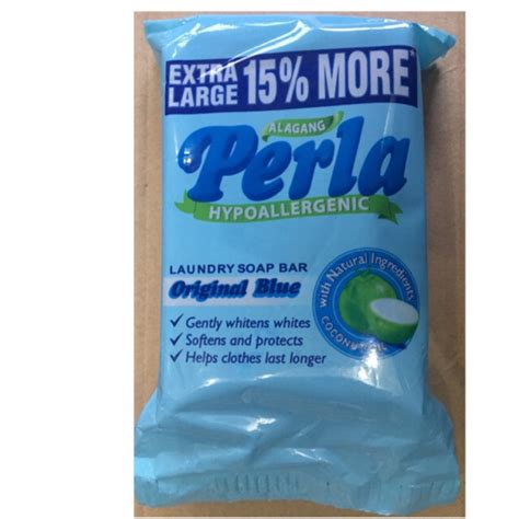 Perla Hypoallergenic Original Blue Laundry Soap Bar Shopee Philippines
