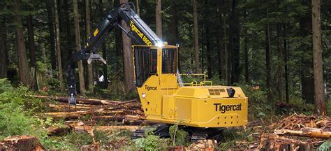 D Logger Shovel Logging Forest Millyard Tigercat Equipment