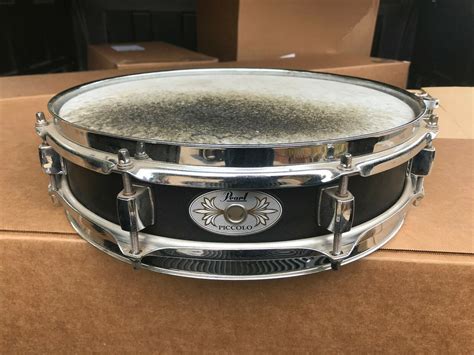 Pearl S1330b Steel Piccolo Snare Drum Black 3 X 13 Blakes Drum Shop