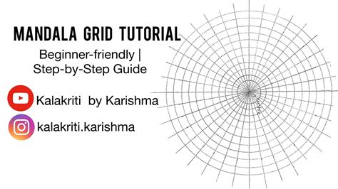 How To Draw Mandala Grids Step By Step Guide Mandalagrid